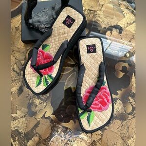 ❤️NWOT Vintage Chunky Platform Sandals-